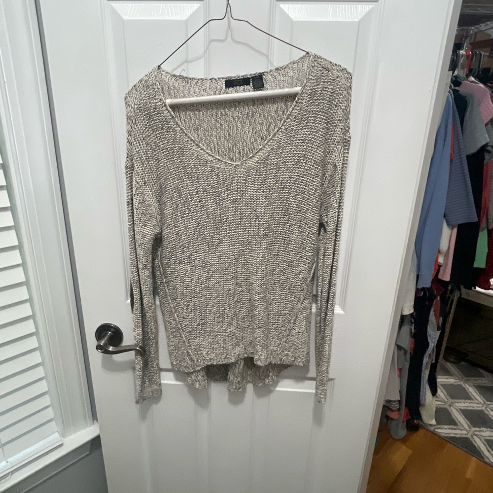 RDI Gray Ribbed Long Sleeve Sweatshirt